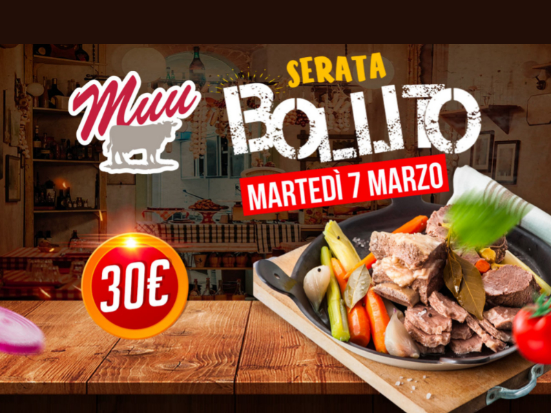 Serata Bollito – 7 Marzo 2023