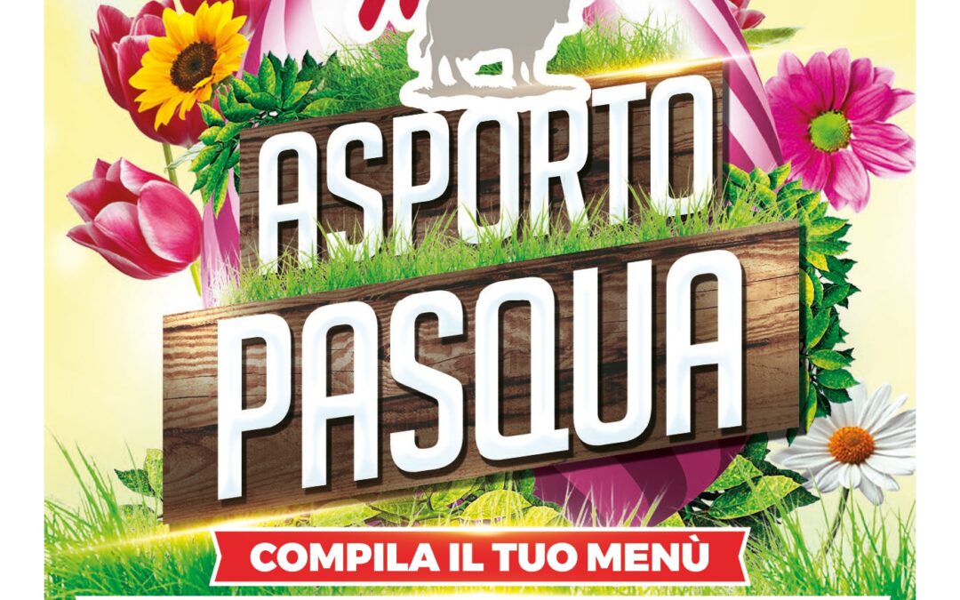 Menù d’asporto Pasqua 2024