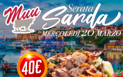 Mercoledì 20 Marzo – Serata sarda